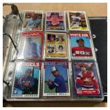 BINDER OF BASEBALL CARDS