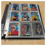 BINDER OF NASCAR CARDS