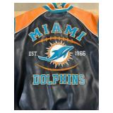 NFL MIAMI DOLPHIN COAT SZ XXL