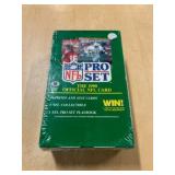 1990 PRO SET NFL CARD BOX (SEALED)