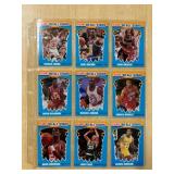 (12) 1990 FLEER BASKETBALL ALL STAR CARDS