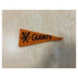 OLD NEW YORK GIANTS MINI FELT PENNANT