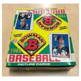 1989 BOWMAN BASEBALL RACK PACK BOX