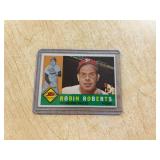 1960 TOPPS ROBIN ROBERTS HALL OF FAME CARD