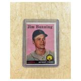 1958 JIM BUNNING HALL OF FAME CARD