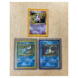(3) HOLO POKEMON CARDS