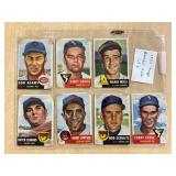 (7) 1953 TOPPS BASEBALL CARDS (LOT C)
