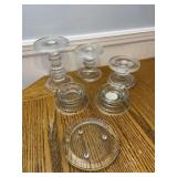 Glass Candle Stands