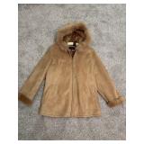 Ladies Suede Winter Coat 1x