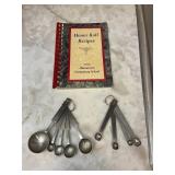 Uniontown Ky recipe book and measure spoons