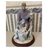 Porcelain Holy Family (cracked damage)