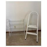 Step Ladder & Shoe Organizer