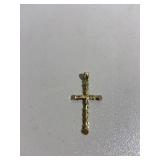 Gold Cross Charm
