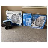 3 Fans & Heater