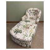 Floral Chaise Lounger
