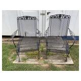 Matching Metal Patio Chairs