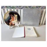 Elvis Presley Collector Plate & Presley Cookbook