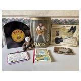 Elvis Presley Collectibles incl Signed Cookbook