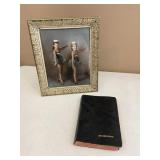 Vintage Ballerina Photo and Frame