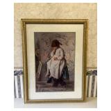 Gold Framed Child Scene (4ft)