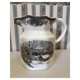 Large Johnson Bros Friendly Village Pitcher