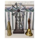 School Bell - Windmill - gold Coke