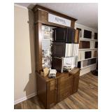 Cabinet door display cabinet