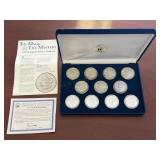 (11) Morgan Silver Dollar Set
