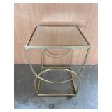 Glass Top Side Table