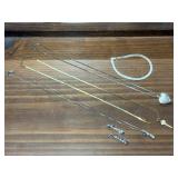Gold & Silver Necklaces and Bracelet (all have