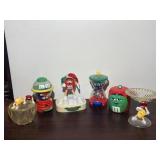 M&Ms Candy Dispensers & Dishes