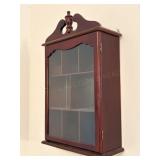 Glass Front Wall Curio Display