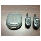 Panasonic Walkman and Uniden Two Way Radios