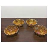 Carnival Glass Sunflower Bowls