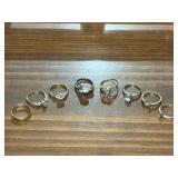 Gold & Silver Rings (all have markings,