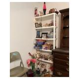 Plastic Shelving & Contents of Corner & Shelving