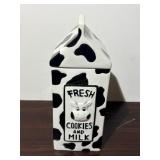 Cow Print Cookie Jar