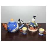 Nursery Rhyme Teapots & Cups