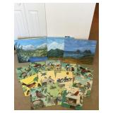 Unframed Artwork inclu. Jacob Bates Abbott