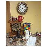 Clock - Wine Rack - Etc