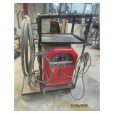 LINCOLN AC225 ARC WELDER WORKS CART INCLUDED