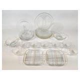 Vintage Clear Glass Lot #1