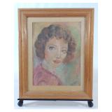 1931 Sylvia Sidney Pastel Portrait 1931 Sylvia Sidney Pastel Portrait