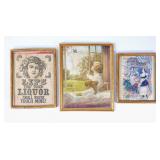 (3) Vintage Prints (3) Vintage Prints