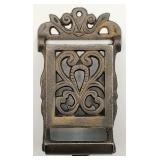 Cast Iron Match Safe