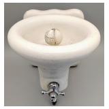 Vintage Porcelain Drinking Fountain