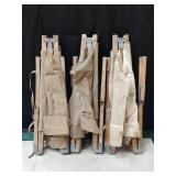 (3) Vintage Canvas Cots (3) Vintage Canvas Cots