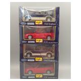 (4) Maisto Ford Die-Cast 1:24 Scale #1 (4) Maisto Ford Die-Cast 1:24 Scale #1