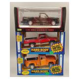 (3) Pickup Trucks Die-Cast 1:24 Scale Cars