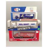 (3) Tractor Trailer Die-Cast 1:64 Scale